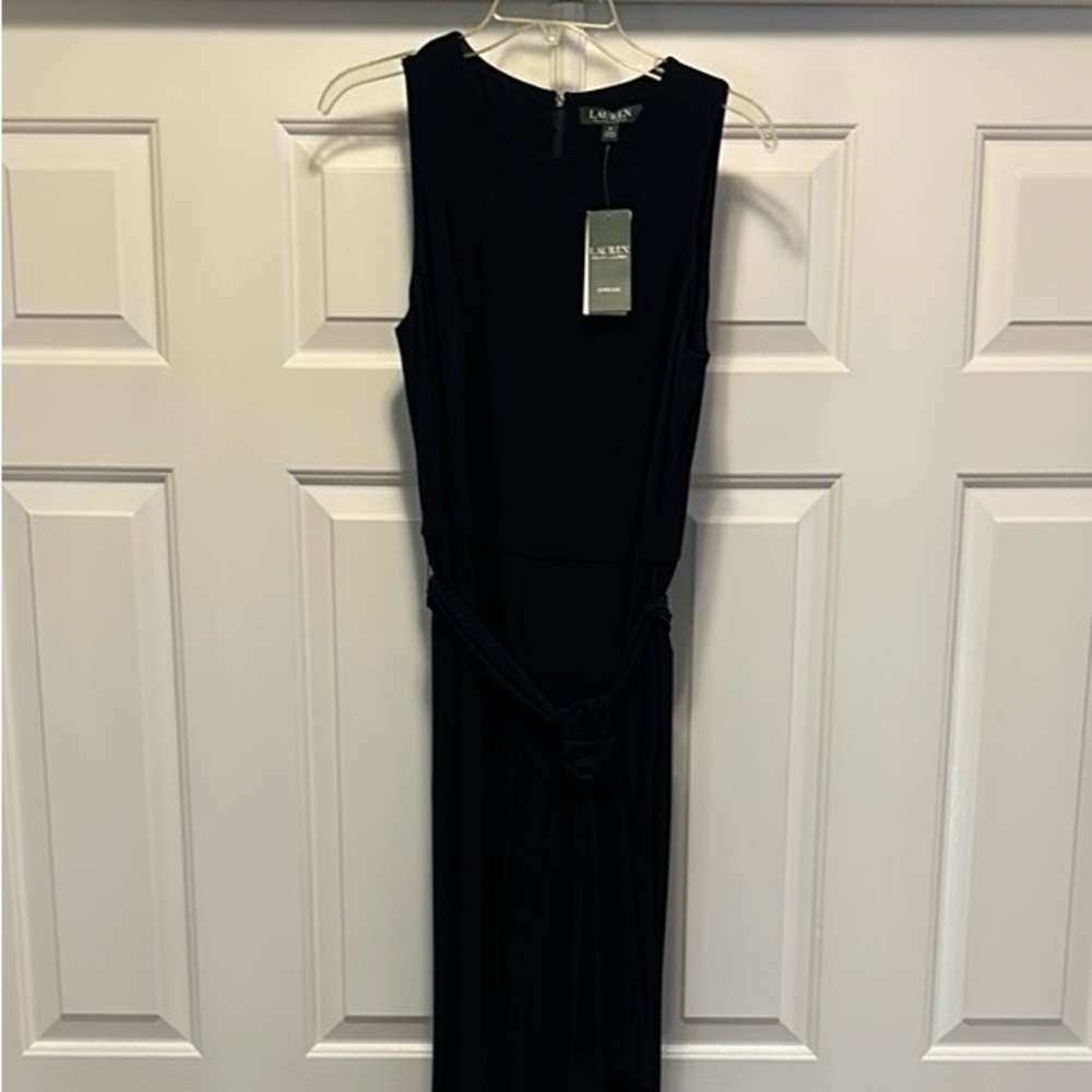 Lauren Ralph Lauren Navy Sleeveless Jumpsuit